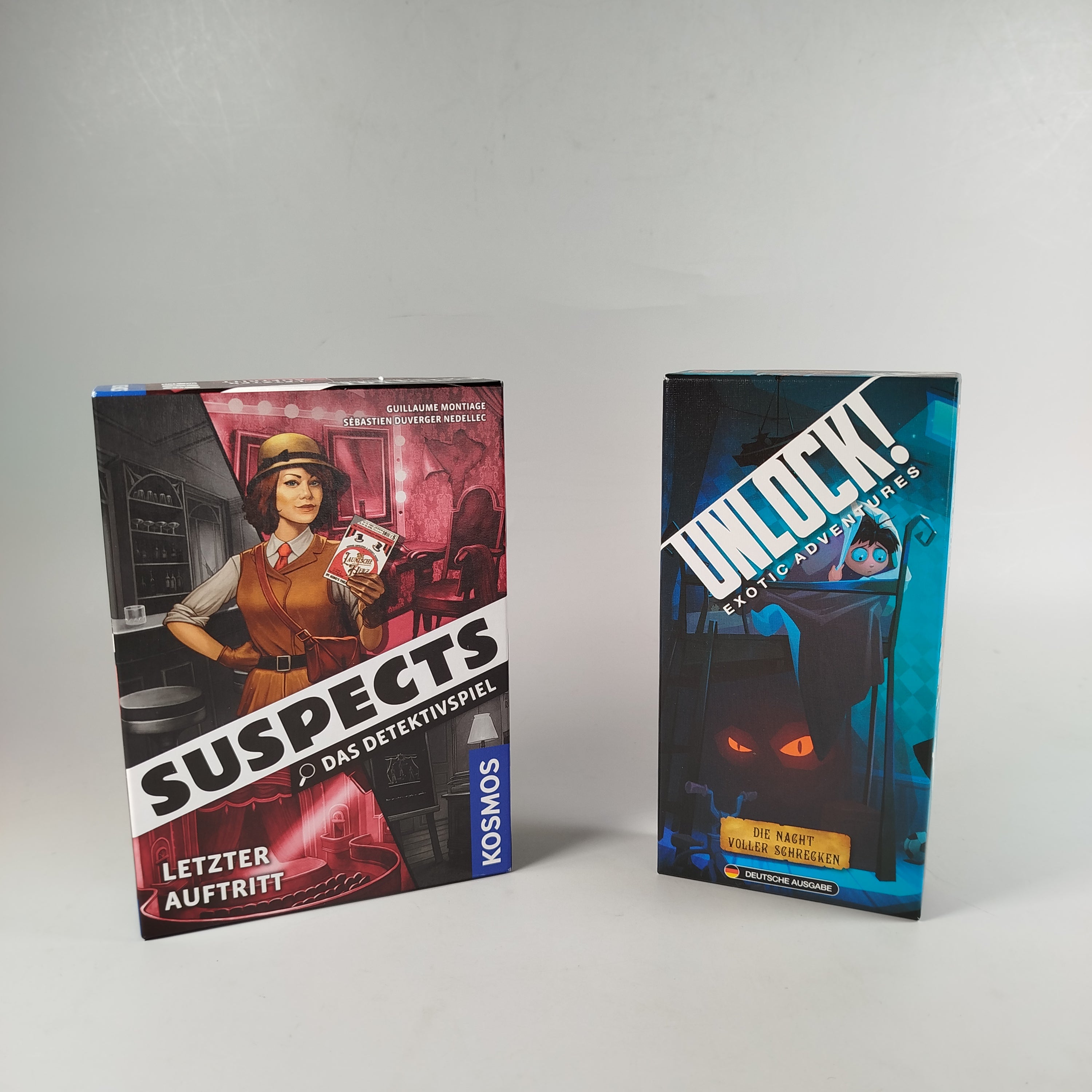 Kosmos, Space Cowboys Spieleset: Suspects – Letzter Auftritt & Unlock! Exotic Advent